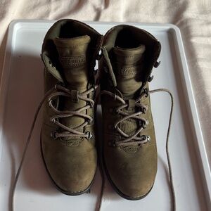 Merrell Olive Lace Up Boots